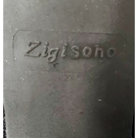 Zigi Soho Black Paisley Velvet Booties Womens Sz 8.5 Nydia Embossed Ankle Boots - Picture 5 of 10